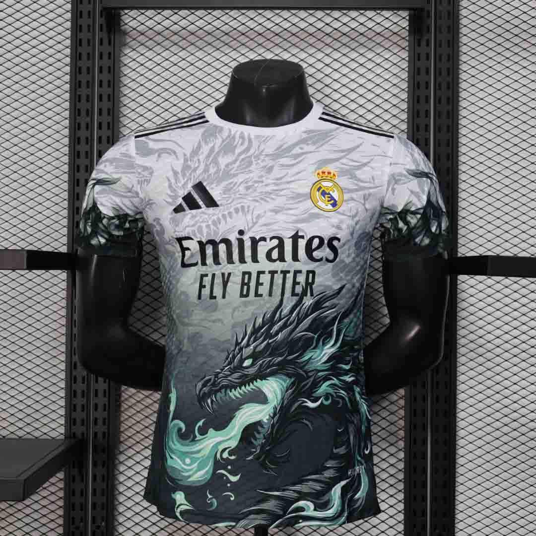 Real Madrid Soccer Jersey Dragon Special Edition Shirt 2025/26