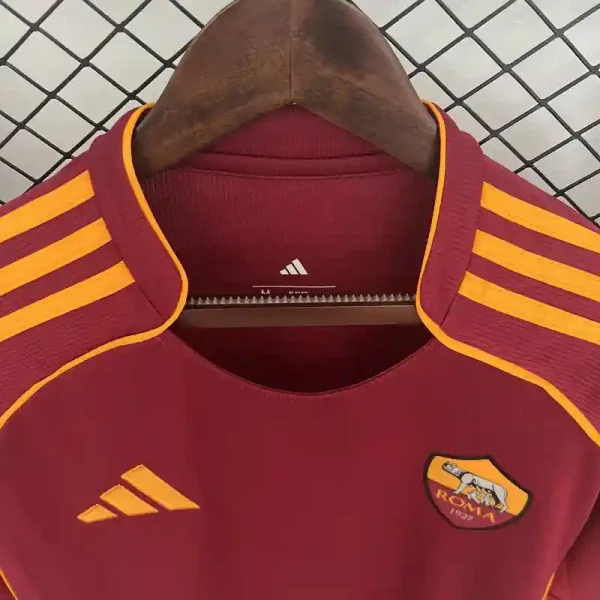 Roma Soccer Jersey Home Custom Shirt 2025/26 - Image 5