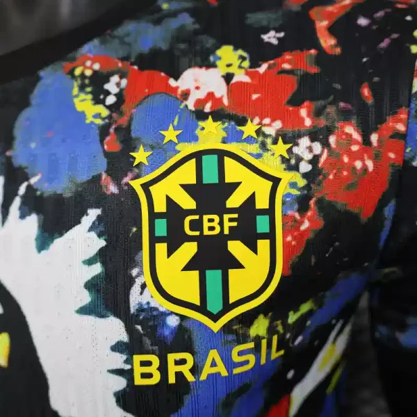 Brazil Soccer Jersey Jesus Special Edition Shirt 2025 - Image 6