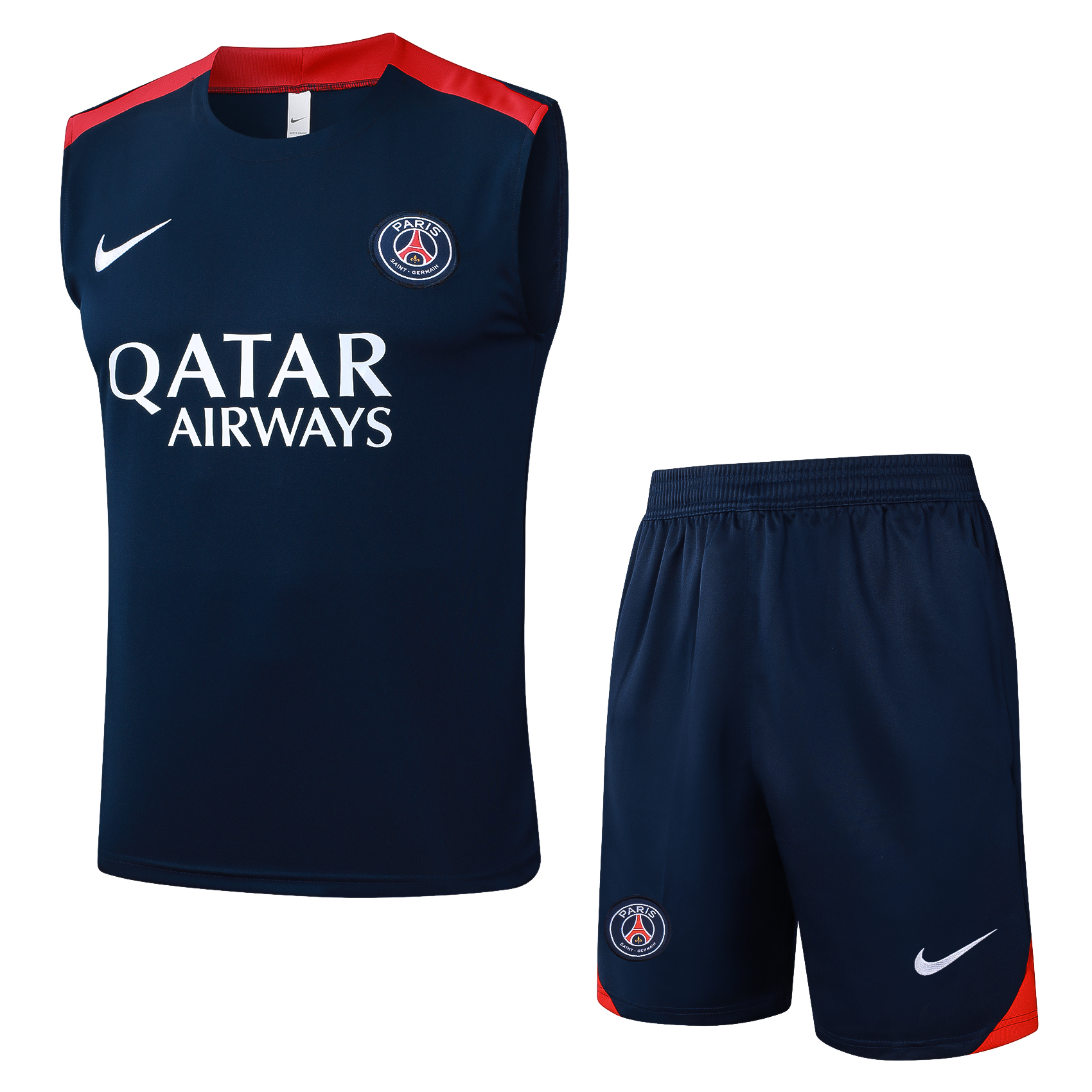 PSG Sleeveless Training Kit Blue 2025/26