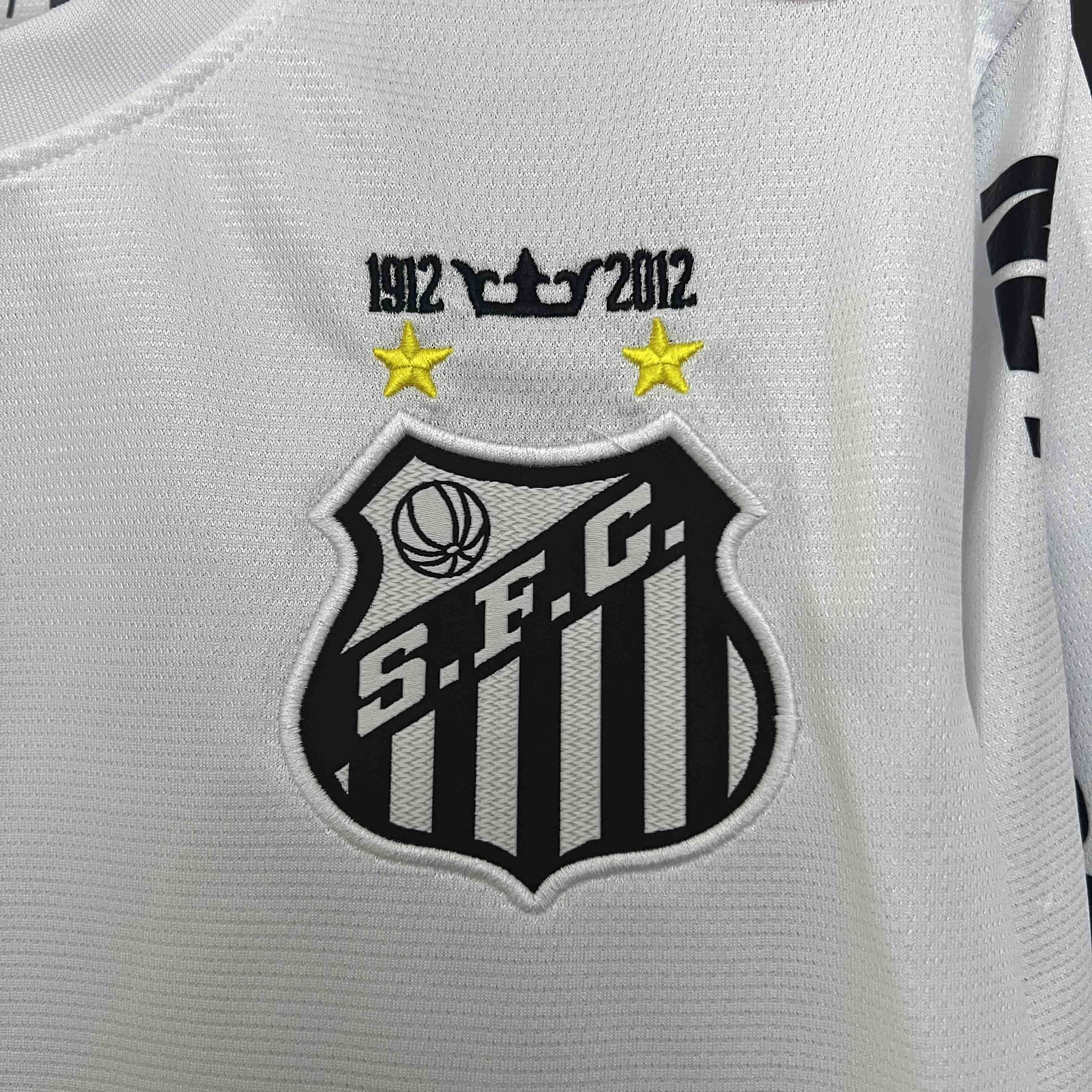 Santos FC Retro Soccer Jersey Home Long Sleeve Custom Shirt 2012 - Image 6