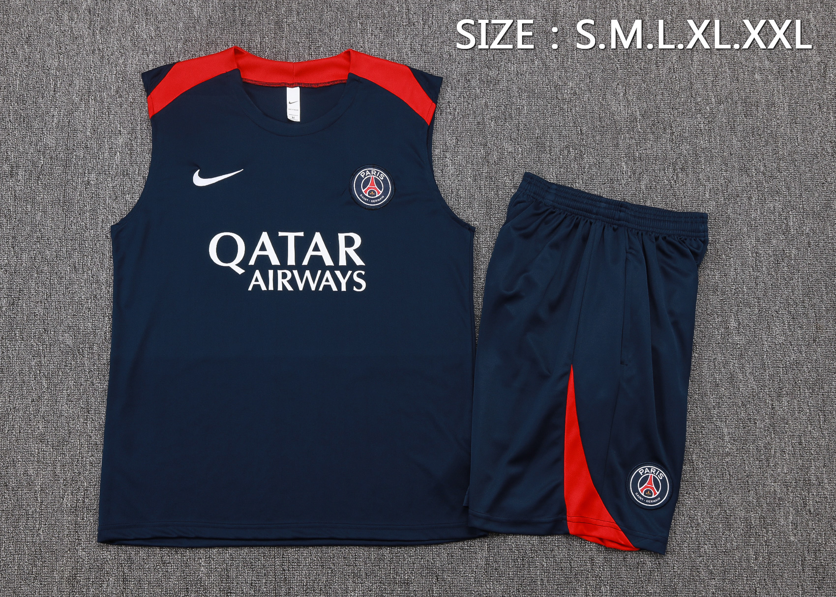 PSG Sleeveless Training Kit Blue 2025/26 - Image 5