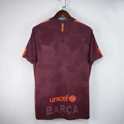 Alternative view of Barcelona Retro Jersey Third Away Soccer Shirt 2017-18