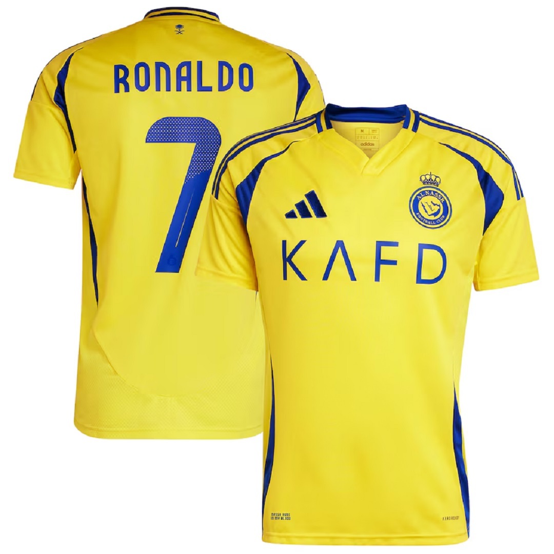 RONALDO #7 Al Nassr Soccer Jersey Home Shirt 2024/25 - Image 3