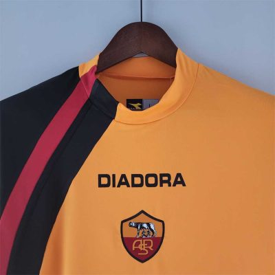 Alternative view of Roma Retro Soccer Jersey Home Custom Shirt 2005/06