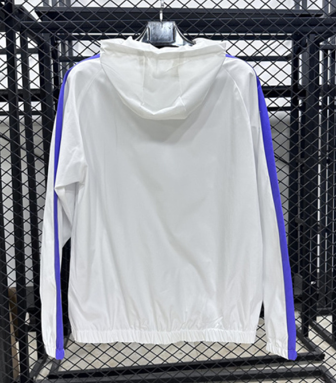 Tottenham Hotspur Windbreaker Jacket Black White 2025/26 - Image 2