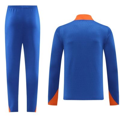 Alternative view of Netherlands Zipper Sweat Kit (Top+Trouser) Blue 2024