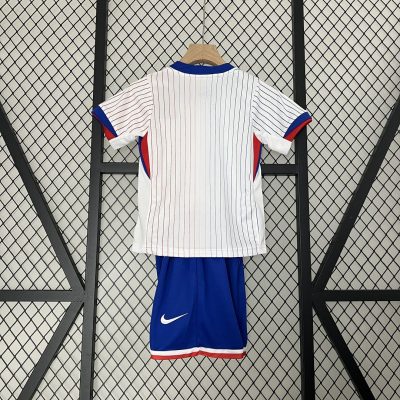 Alternative view of France Away Football Uniform Kids Kit Jersey+Shorts EURO 2024