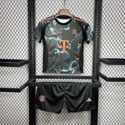 Bayern Munich Jersey Custom Soccer Kids Kit Jersey+Shorts Away 2024/25