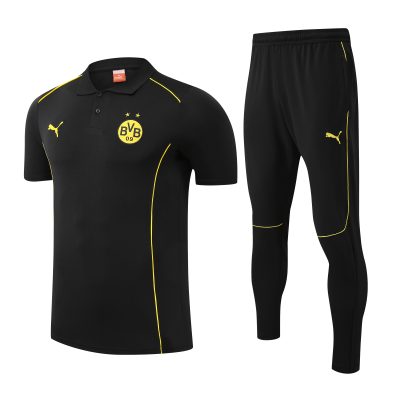 Borussia Dortmund Training Kit (Polo+Pants) Black 2025/26