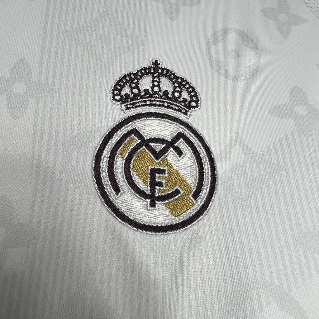 Real Madrid Soccer Jersey LV Joint Custom Shirt 2024/25 - Image 5
