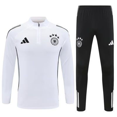 Germany Training Kit (Sweatshirt+Pants) White 2025 - 125th Anniversary