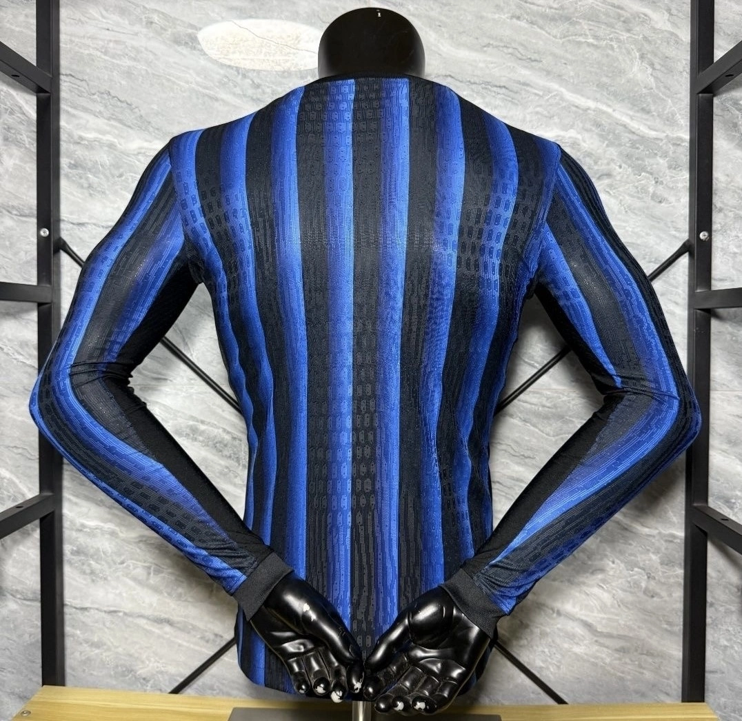 Soccer Jersey Inter Milan Home Long Sleeve Shirt 2025/26 - Image 2