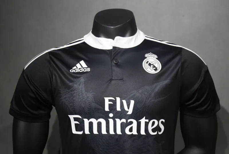 Real Madrid Retro Jersey Third Away Soccer Shirt 2014/15 - Image 5