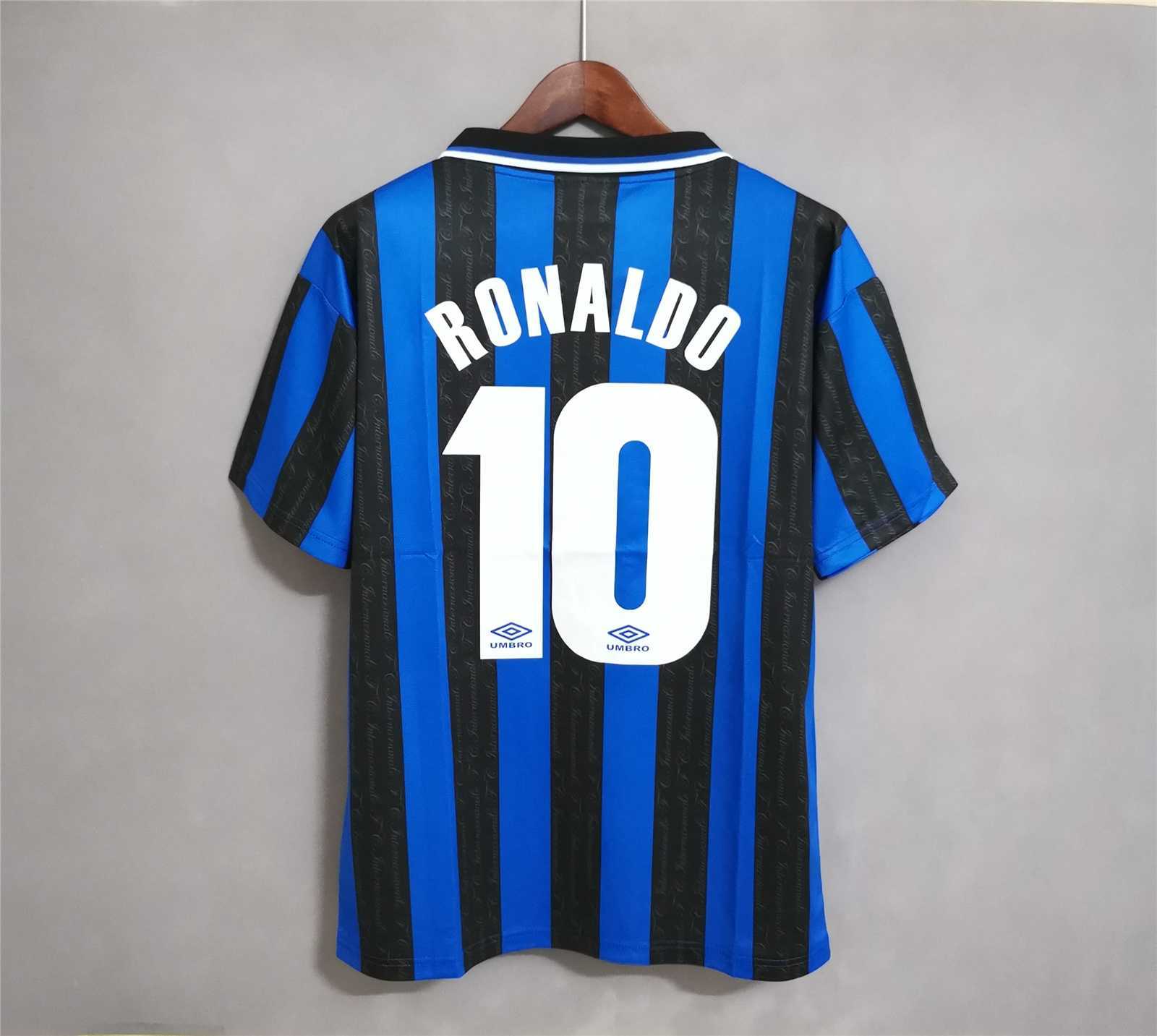 Inter Milan Jersey Custom Home Soccer Jersey 1997/98 - Image 2
