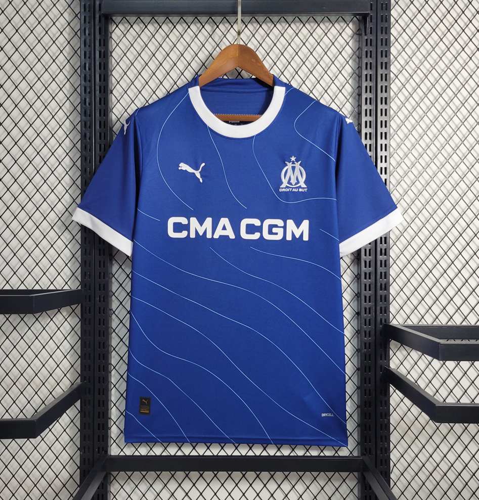 Marseille Soccer Jersey Away Custom Shirt 2023/24