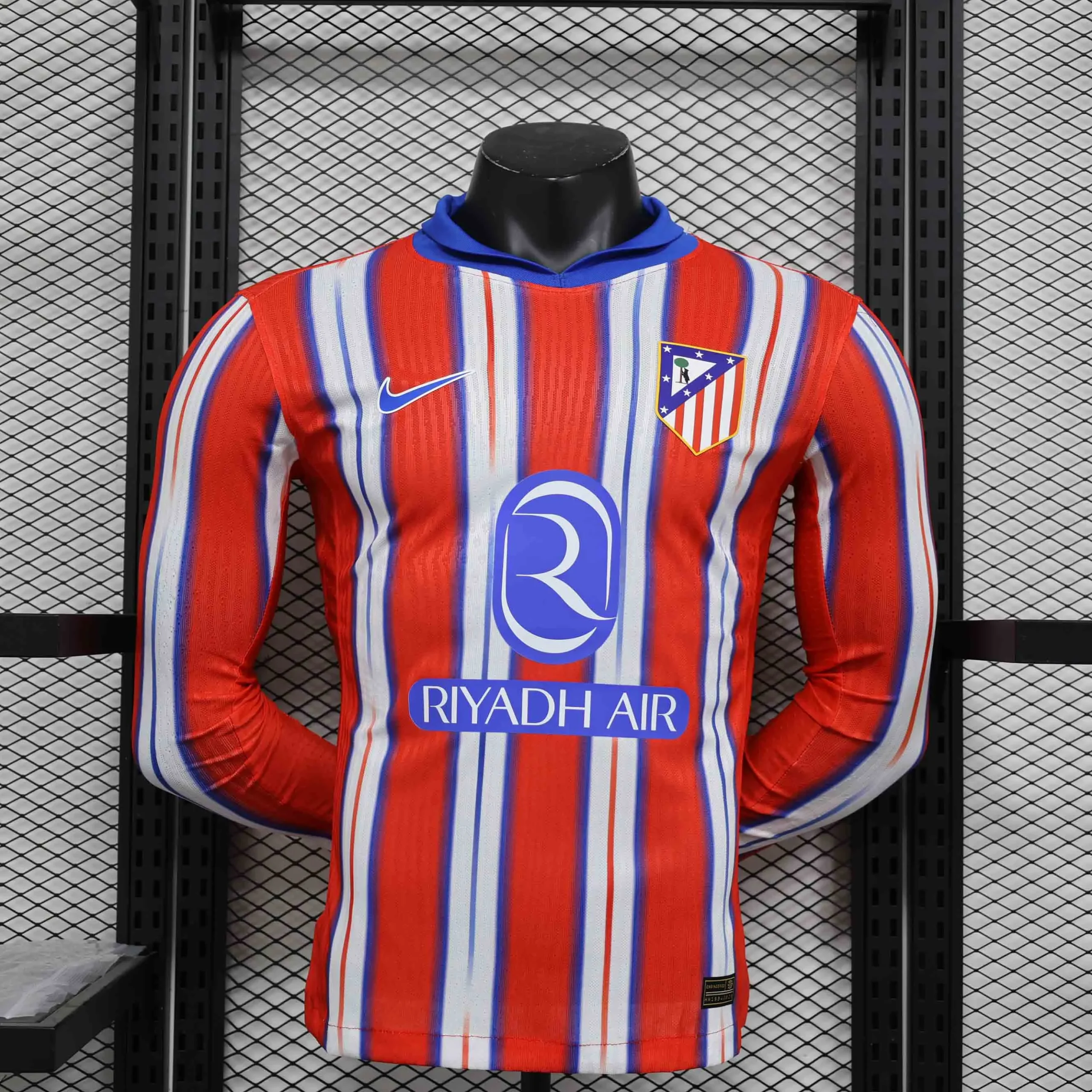 Soccer Jersey Atletico Madrid Home Long Sleeve Shirt 2024/25