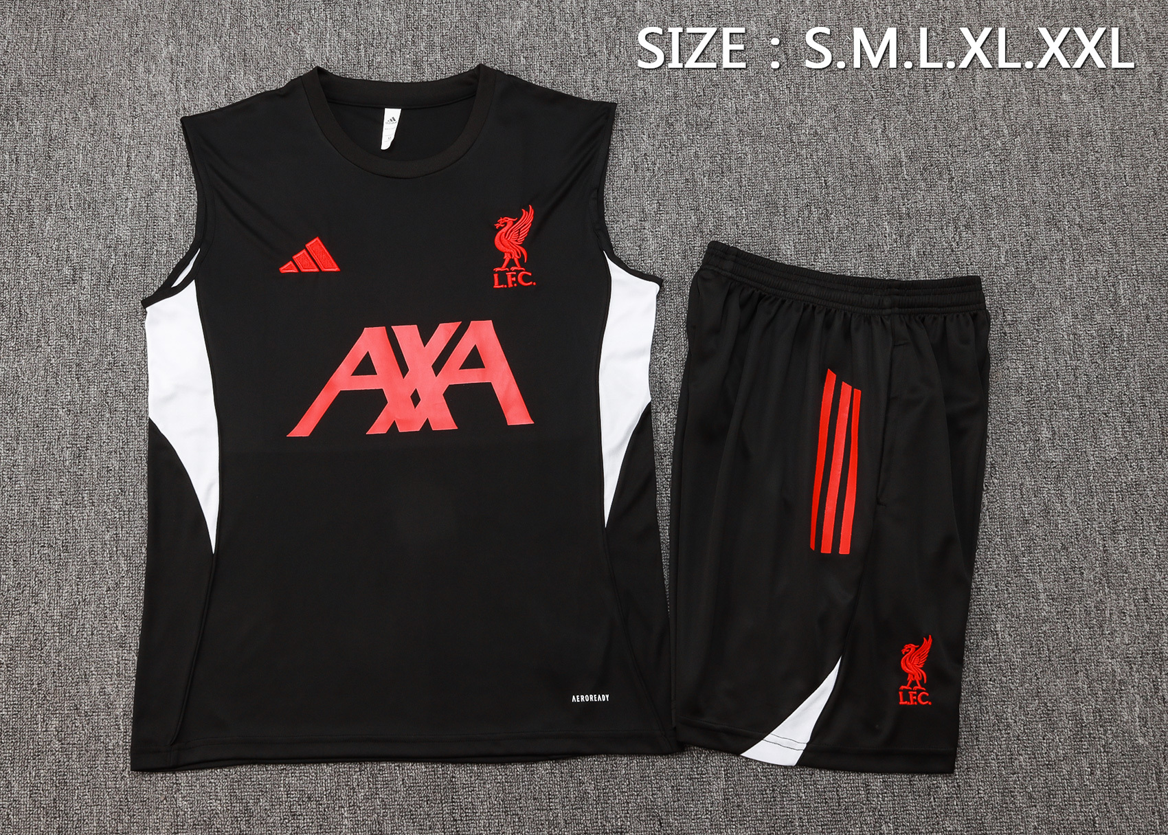 Liverpool Sleeveless Training Kit Black 2025/26 - Image 5