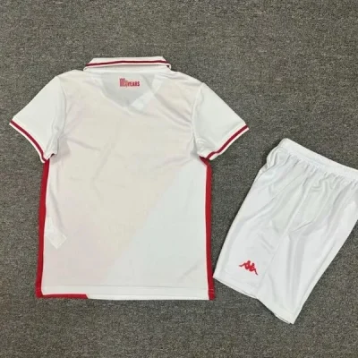 Alternative view of AS Monaco Soccer Jersey Home Kids kit Jerseys+Shorts 2024/25