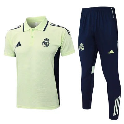 Real Madrid Training Kit (Polo+Pants) Green 2025/26