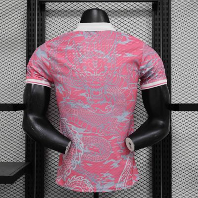 Alternative view of Real Madrid Soccer Jersey Dragon Pink Special Edition Shirt 2024/25