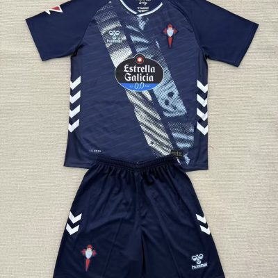 Celta Vigo Soccer Jersey Away Kids Kit Jersey+Shorts 2025/26