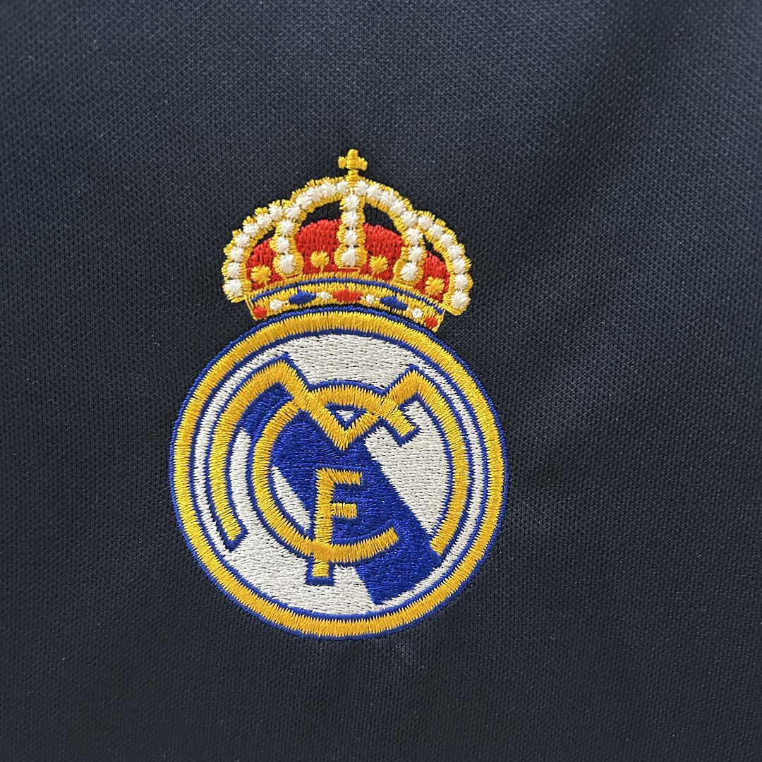 Real Madrid Retro Jersey Away Custom Soccer Shirt 2003/04 - Image 6