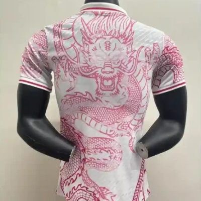 Alternative view of Real Madrid Soccer Jersey Pink Dragon Special Edition Shirt 2025/26
