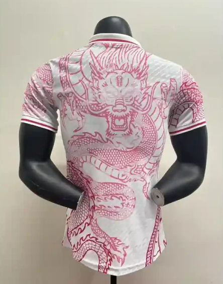Real Madrid Soccer Jersey Pink Dragon Special Edition Shirt 2025/26 - Image 2