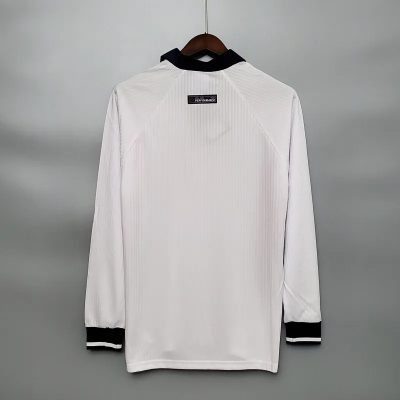 Alternative view of England Retro Soccer Jersey Home Custom Long Sleeve Shirt World Cup 1998