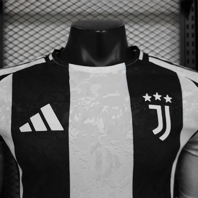 Juventus Soccer Jersey Home Long Sleeve Shirt 2024/25 - Image 4