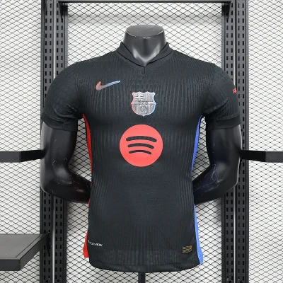 Barcelona Away Soccer Jersey 2024/25 - Spotify Logo Without Text