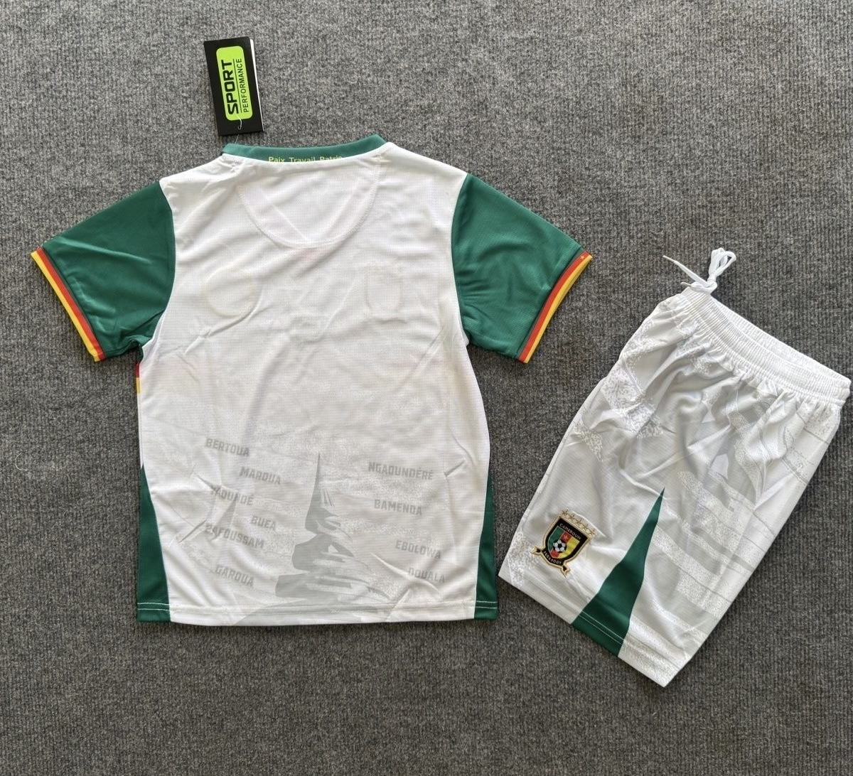 Cameroon Soccer Jersey Third Away Kids Kit Jersey+Shorts 2025 - Image 2