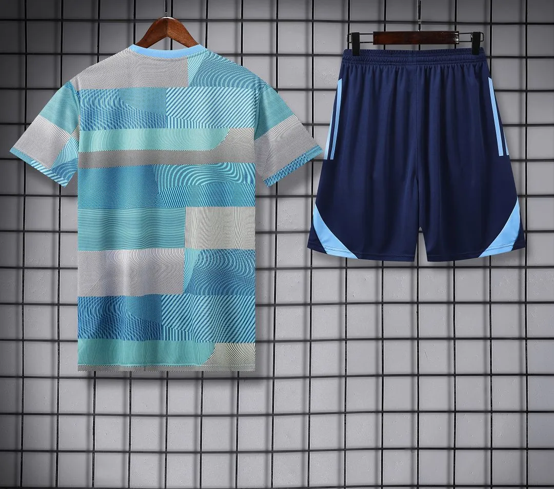 Real Madrid Training Jersey Kit Light Blue 2025/26 - Image 4