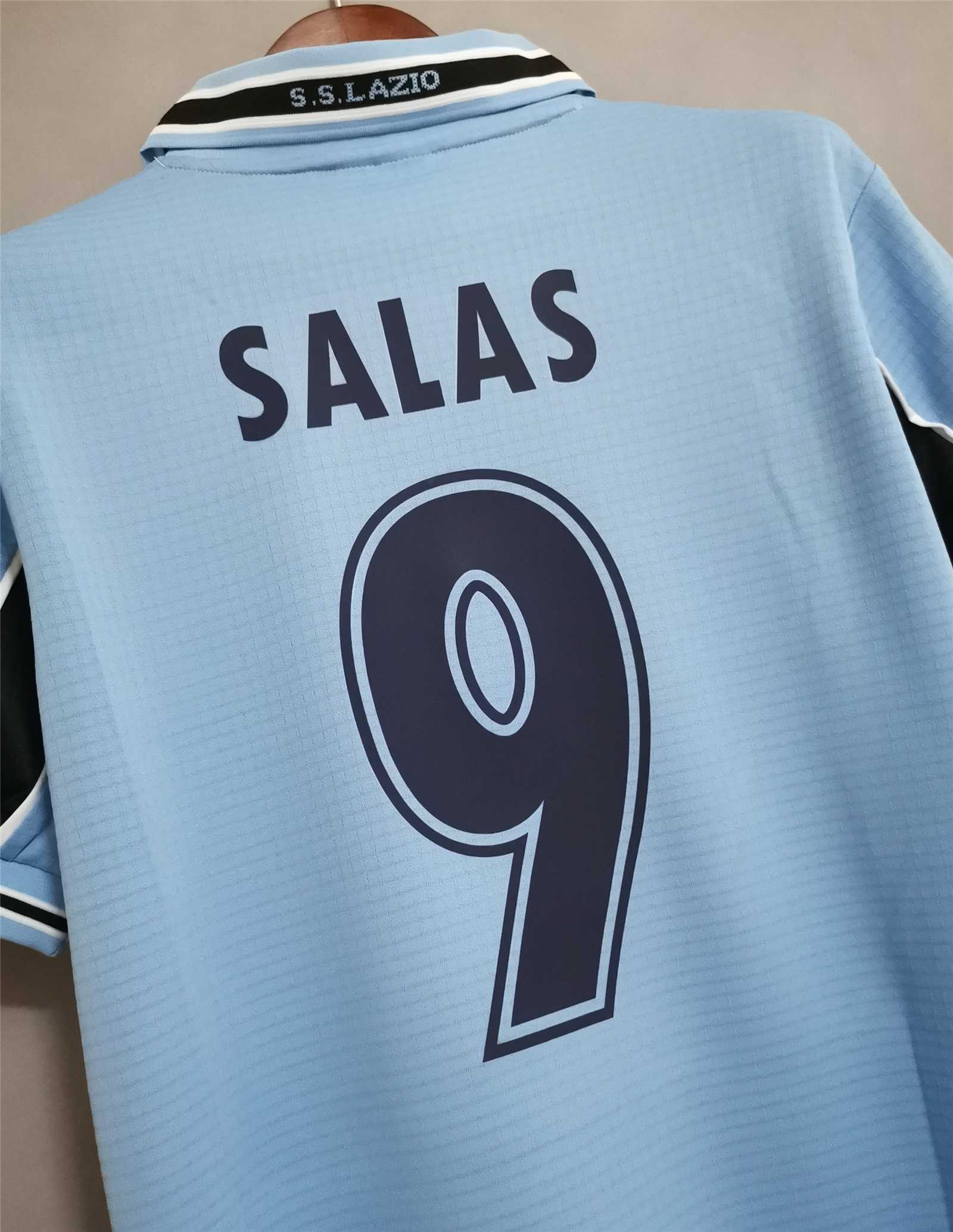 Lazio Retro Soccer Jersey Home Custom Shirt 1998/99 - Image 3