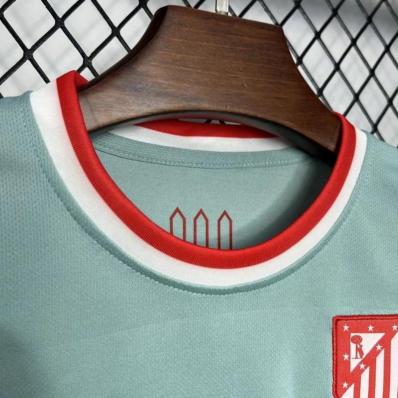 Atletico Madrid Soccer Jersey Away Kids Kit Jersey+Shorts 2024/25 - Image 3