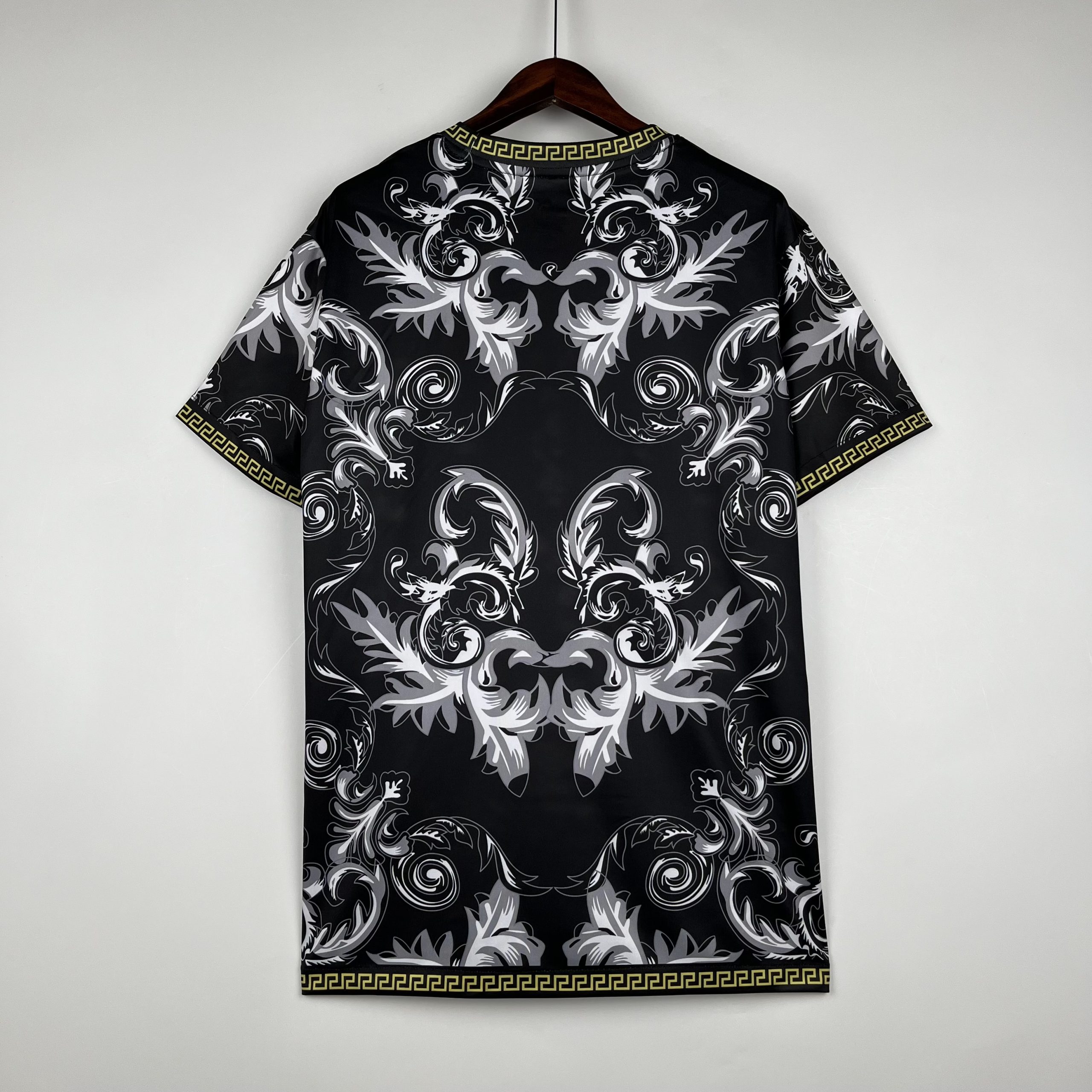Italy Soccer Jersey x Versace Black Special Edition Custom Shirt 2024 - Image 2