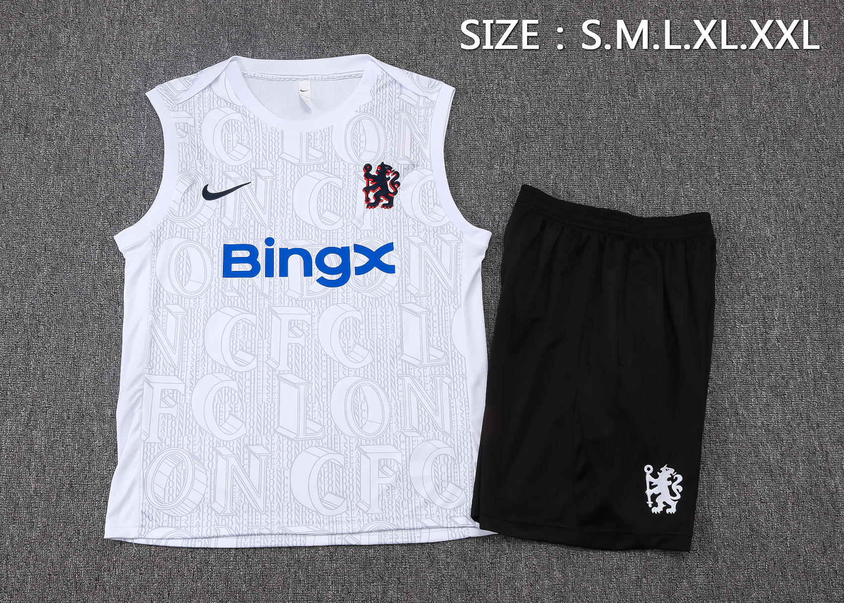 Chelsea Sleeveless Training Kit White 2025/26 - Image 2