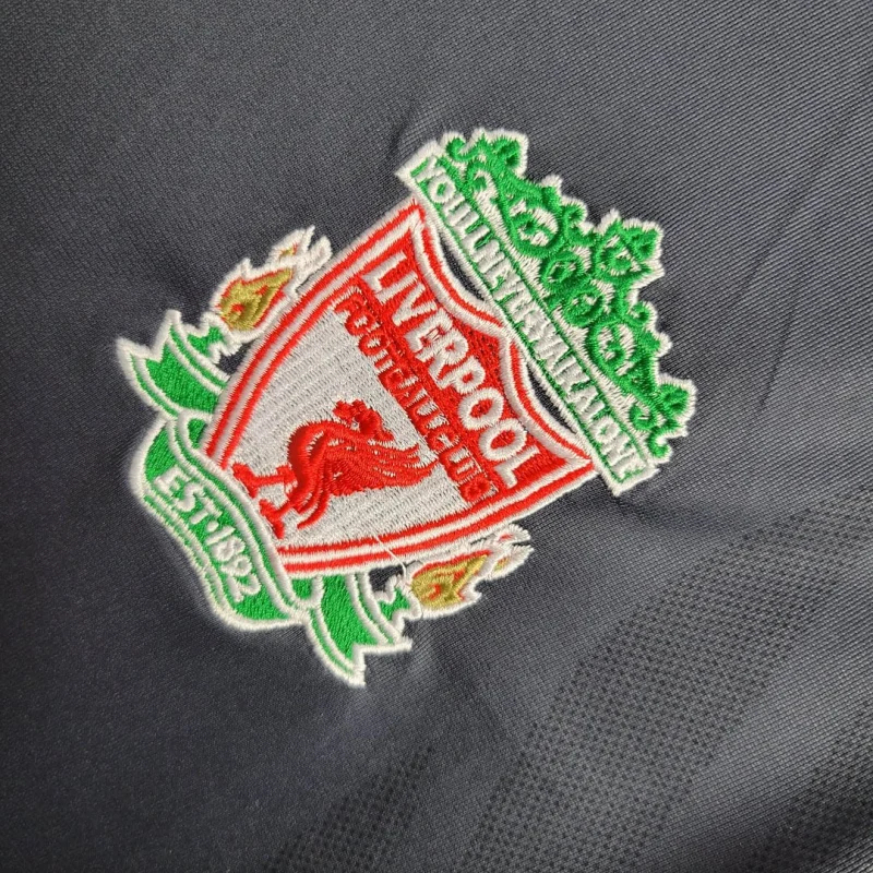 Liverpool Retro Football Jersey Away Long Sleeve Custom Shirt 2009/10 - Image 5