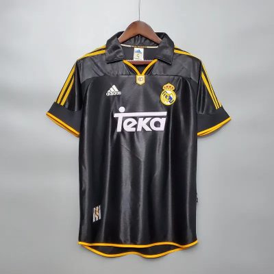 Real Madrid Retro Jersey Away Custom Soccer Shirt 1999-01