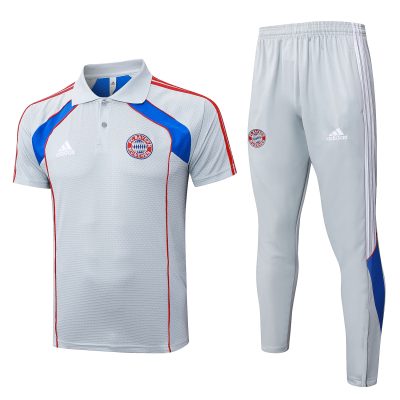 Bayern Munich Training Kit (Polo+Pants) Gray 2025/26