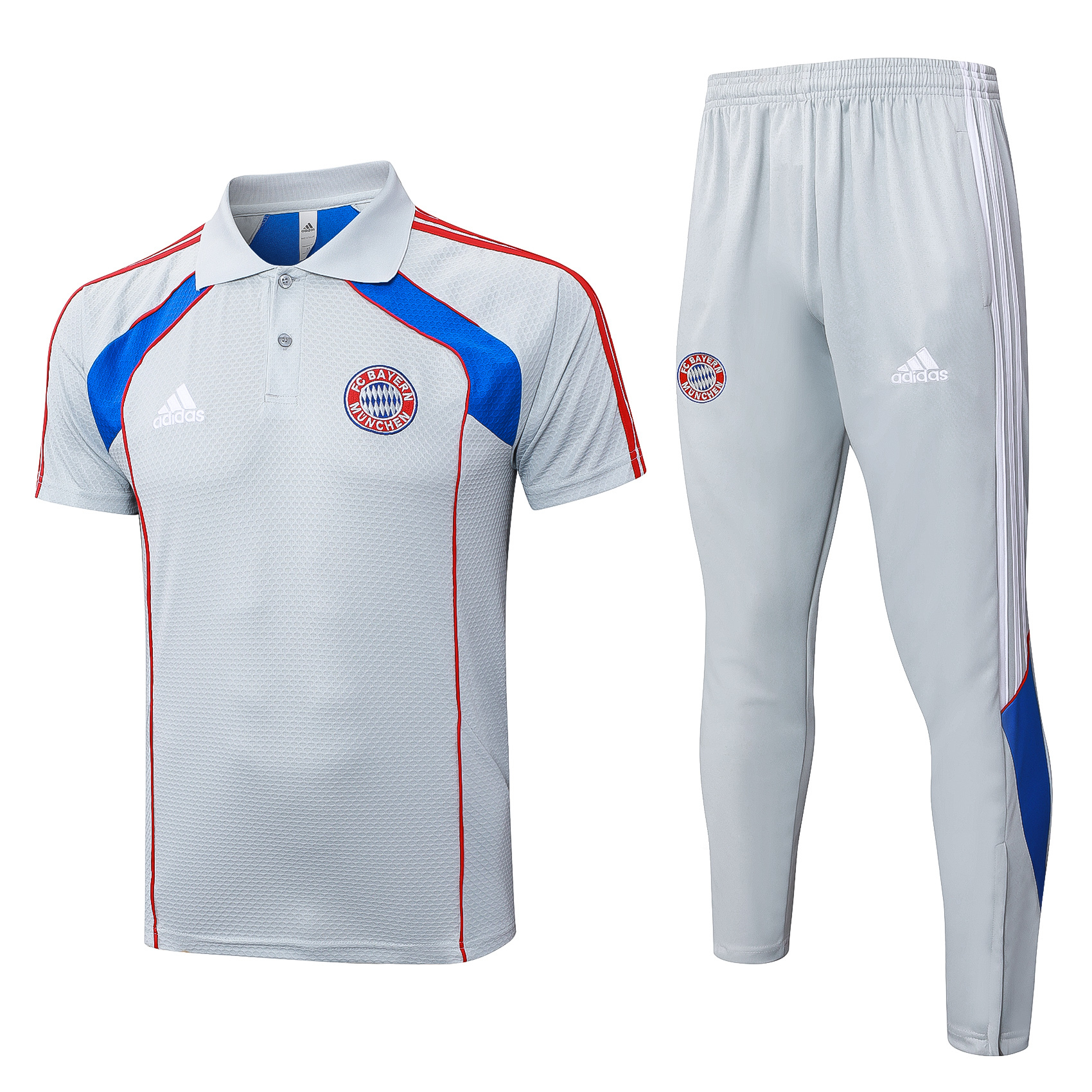 Bayern Munich Training Kit (Polo+Pants) Gray 2025/26