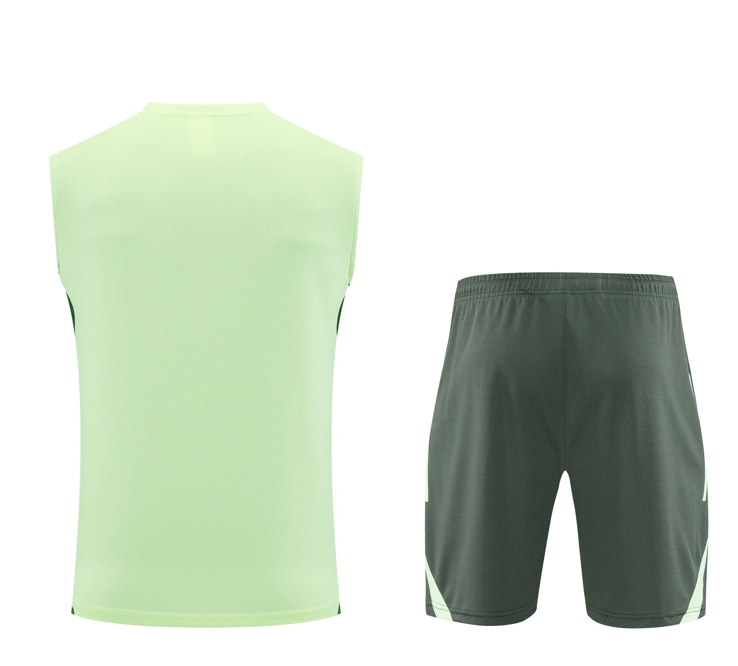 Real Madrid Sleeveless Training Kit Green 2025/26 - Image 2