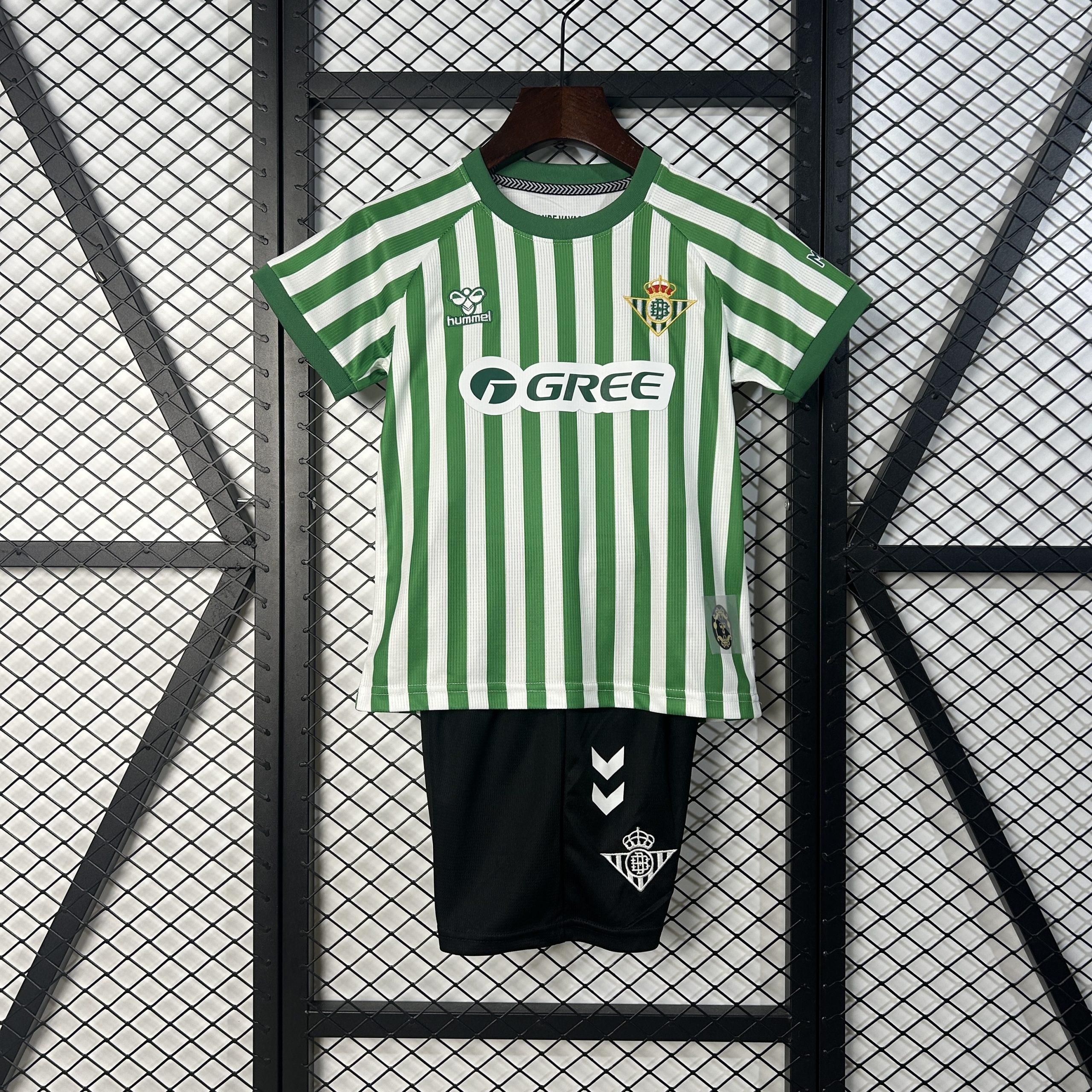 Real Betis the Conference League Final Kids Kit Jersey+Shorts 2024/25