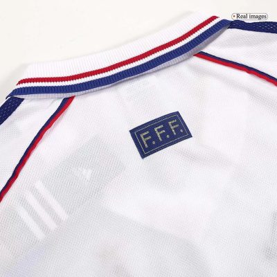 Alternative view of France Retro Soccer Jersey Away Custom Shirt World Cup 1998