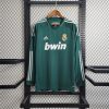 Real Madrid Retro Jersey Third Away Long Sleeve Custom Shirt 2012/13