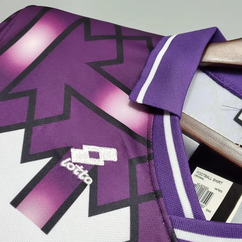 Fiorentina Retro Soccer Jersey Away Custom Shirt 1992/93 - Image 4