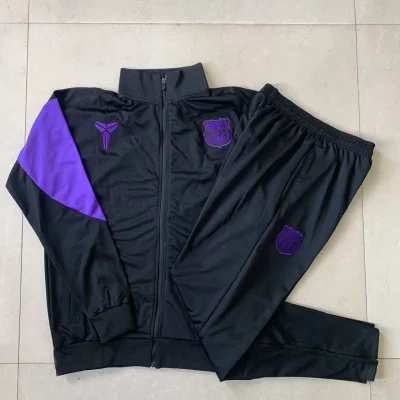 Kids Barcelona x Kobe Bryant Training Kit (Jacket+Pants) Black 2025/26