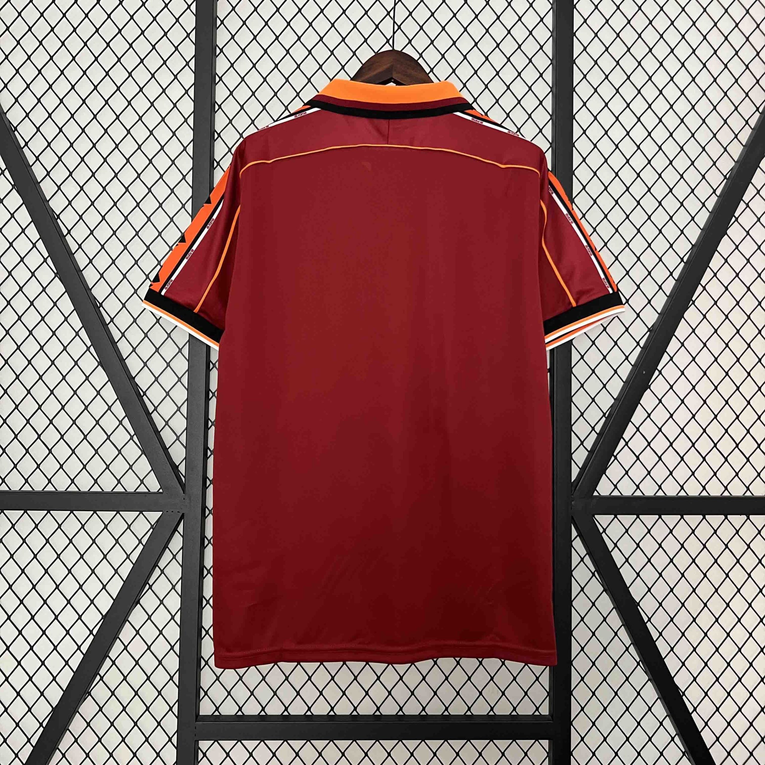 Roma Retro Soccer Jersey Home Custom Shirt 1998/99 - Image 2