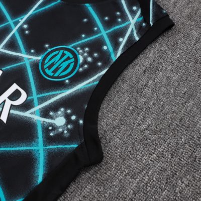 Alternative view of Inter Milan Sleeveless Training Kit Black&Green 2025/26